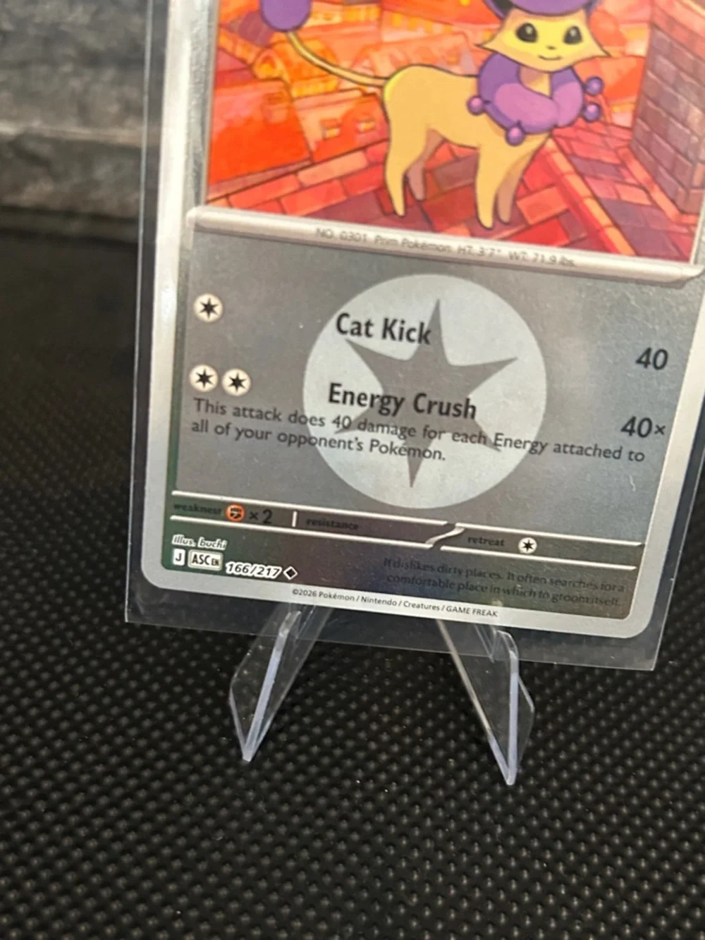Pokemon Delcatty 166/217 Reverse Holo Rare from Ascended‎ Heroes Set M/NM